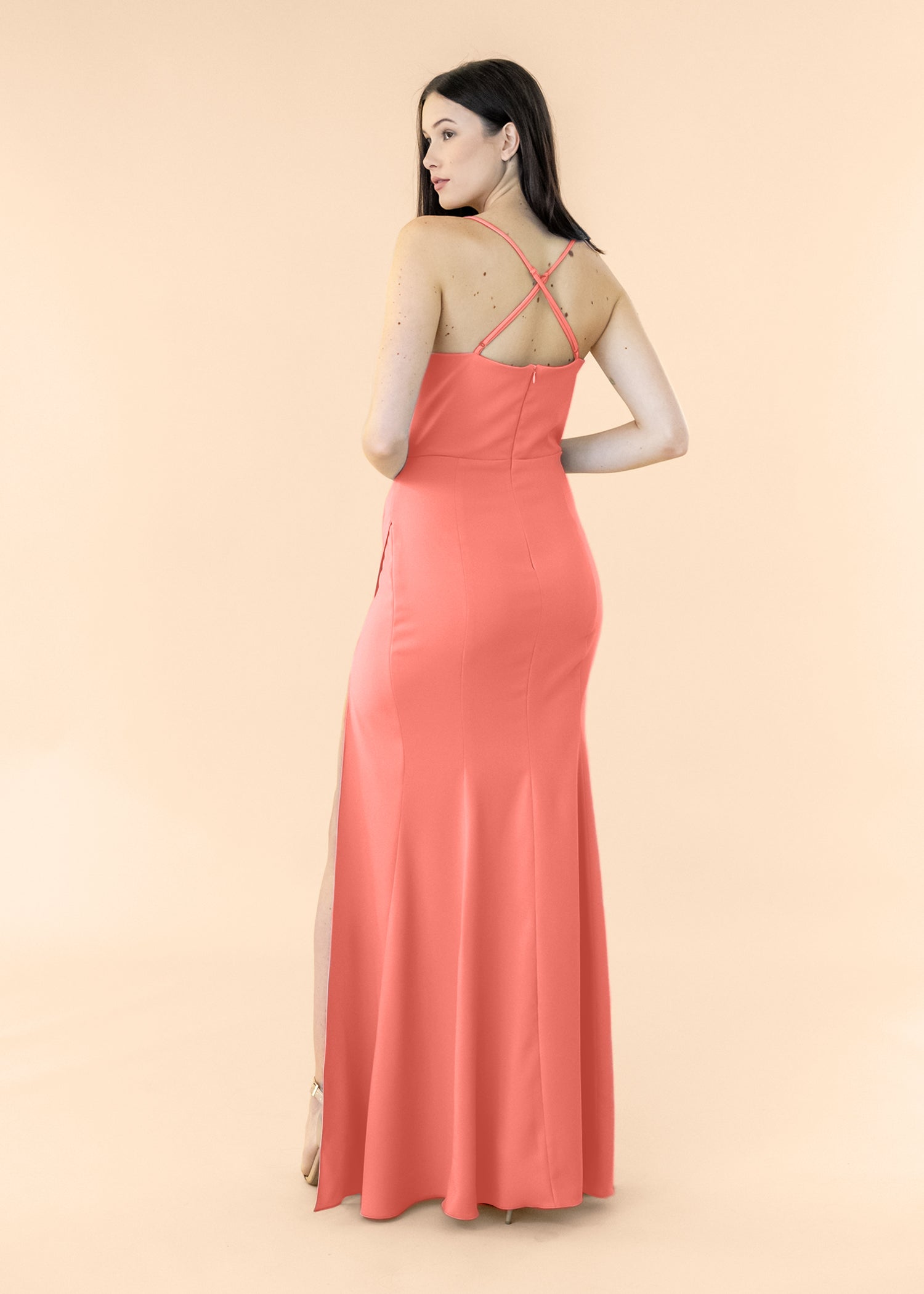 Cowl-Draped-Crepe-Coral