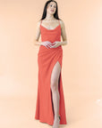 Cowl-Draped-Crepe-Coral