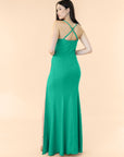 Cowl-Draped-Crepe-Emerald