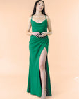 Cowl-Draped-Crepe-Emerald