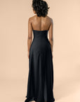 Strapless-Aline-Chiffon-Black