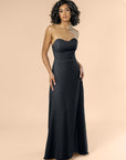 Strapless-Aline-Chiffon-Black