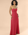 Strapless-Aline-Chiffon-Crimson