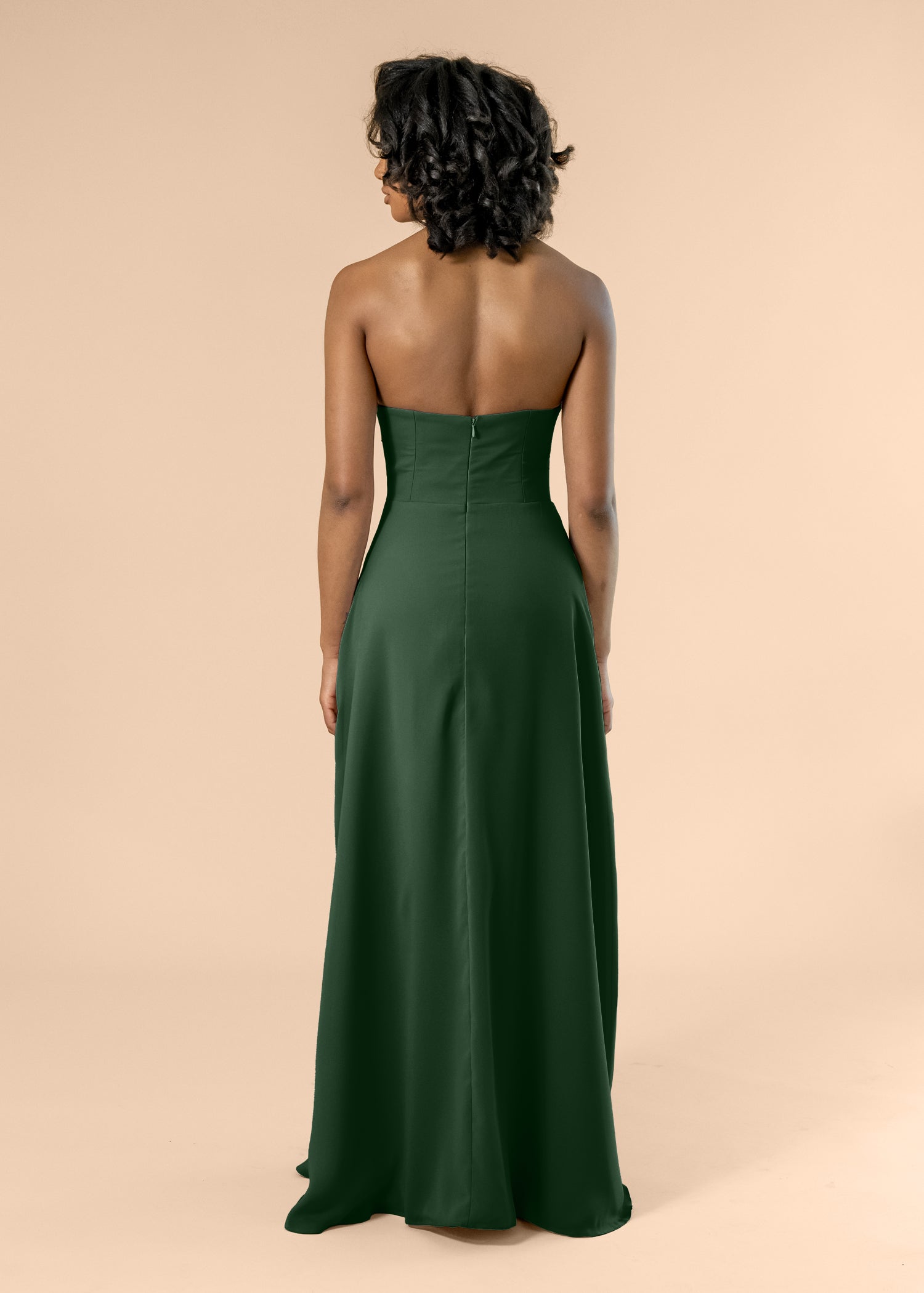 Strapless-Aline-Chiffon-ForestGreen