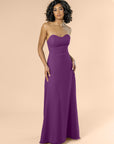 Strapless-Aline-Chiffon-Plum