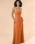 Strapless-Aline-Chiffon-Terracotta