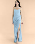 Strapless-Draped-Crepe-AiryBlue